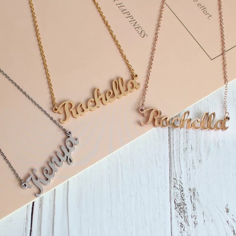 “Posh” Name Necklace