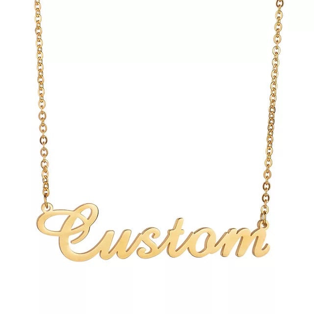 “Posh” Name Necklace